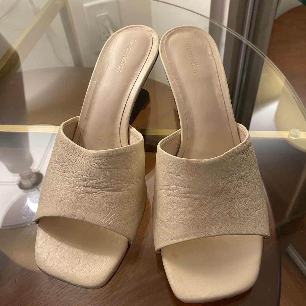 Reformation Enya Mules